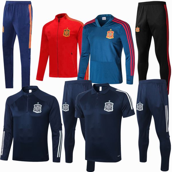 

survetement tracksuits 2018 2019 2020 2021 spain soccer sets tracksuit hoodies training football jacket set, Black