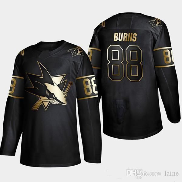 

сан - хосе шаркс golden издание 88 brent burns 9 эвандер кейн 65 эрик карлссон 39 logan couture любое количество любых имя хоккея, Black;red