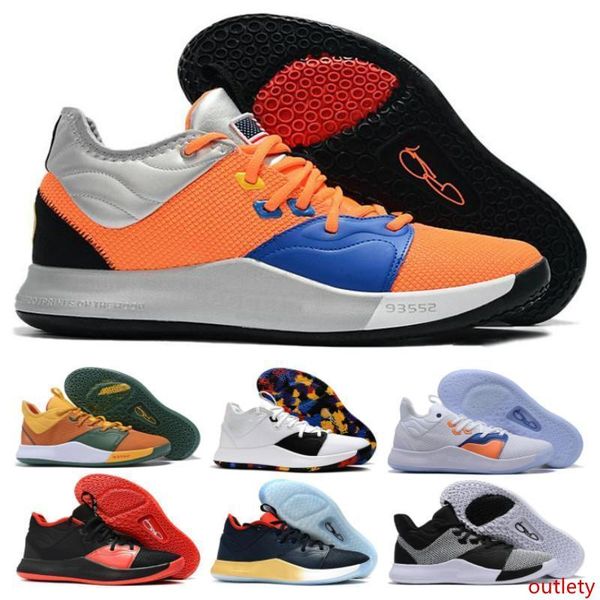 

2019 pg 3 3s p.g черного белой обуви пены баскетбол быстротемповой pg3 звездных кроссовки размер 40-46