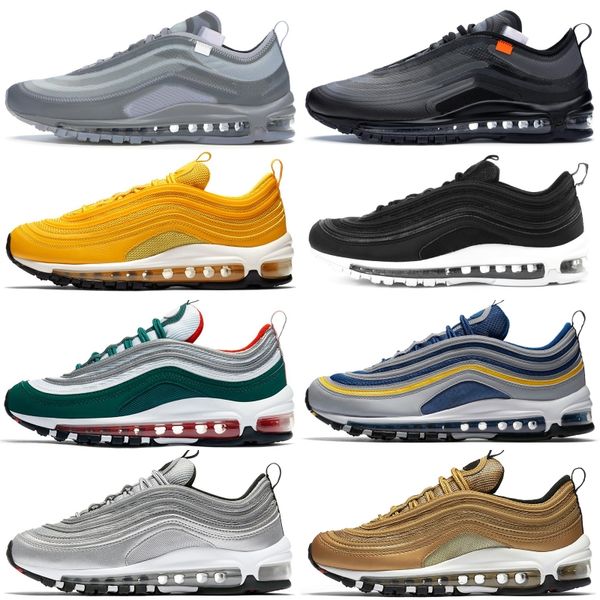 

New 97 men running hoe 97 og triple black white yellow metallic gold ilver de igner hoe per ian violet men women port neaker