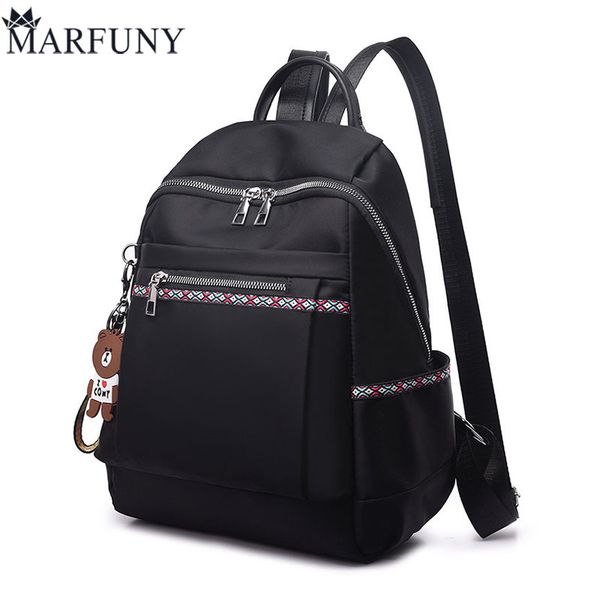 

marfuny cartoon pendant travel backpack oxford cloth backpacks new schoolbags girls backpack women bag