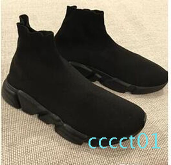 

2018 fashion personality elastic casual shoes men women with the same couple lightweight shoes ct01, Black