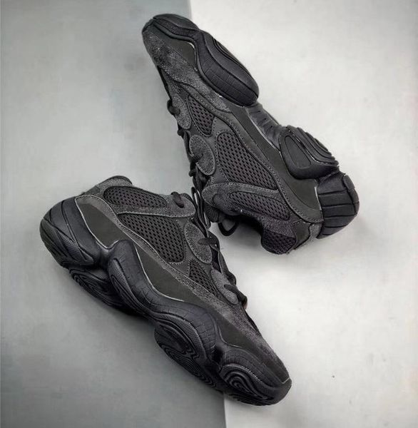 

2020 desert rat 500 utility black f36640 blush kanye west men women running shoes 3m super moon yellow authentic sneakers