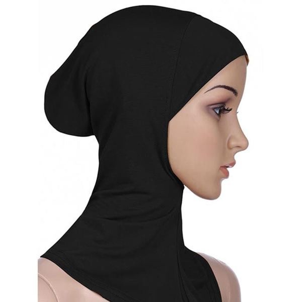 

fashion head wear hat islamic turban underscarf hijab full cover inner muslim cotton hijab cap drop shipping, Blue;gray