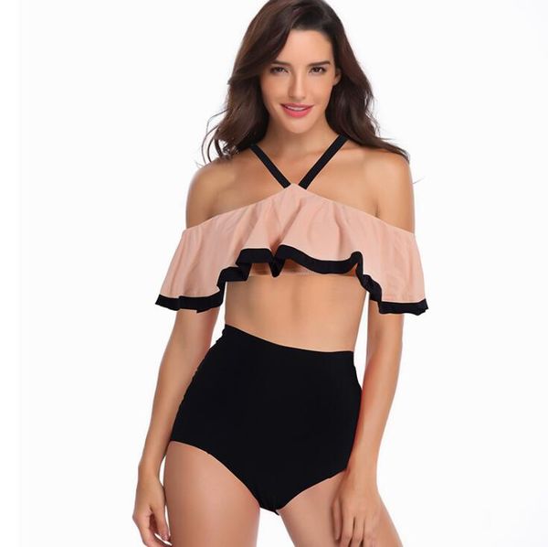 ruffle bikini high waisted