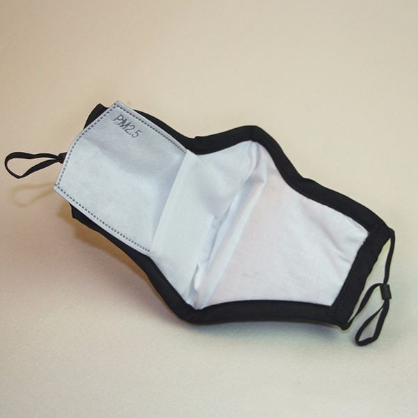 

pm2.5 activated carbon filters mask protective filter media insert 5 layers personal care supplies reusable mask