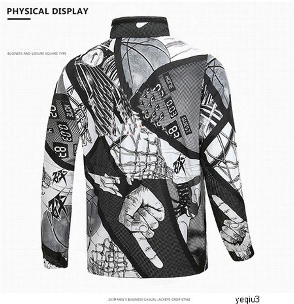 

fashion new brand designer mens womens sport jacket camouflage printed jackets windbreaker long sleeve natural 2019 new, Black;brown