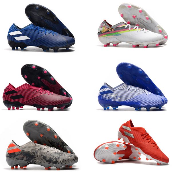

waterproof mens soccer shoes nemeziz 19.1 fg soccer cleats messi football boots tacos de futbol size39-45