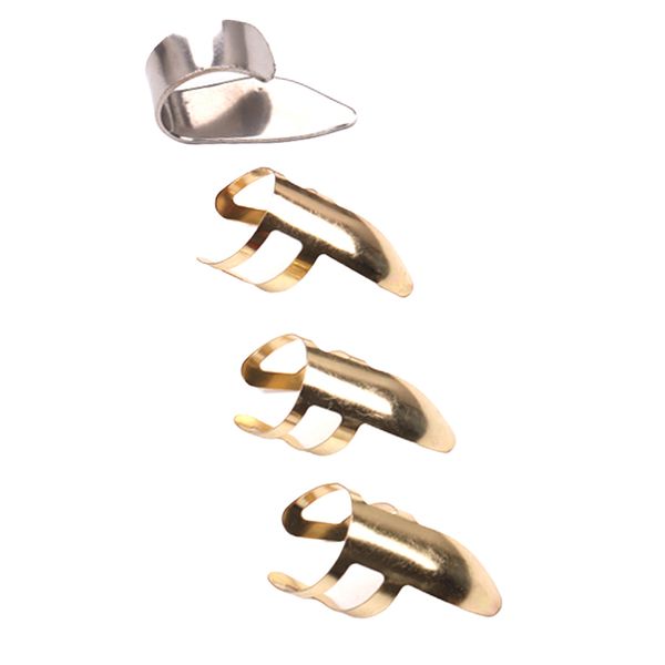 

stainless steel finger picks & thumb pick packs for guitar ukulele accessory