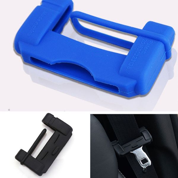 

car safety belt buckle covers padding anti scratch silicone pad buckle protector seat belts car accessories new