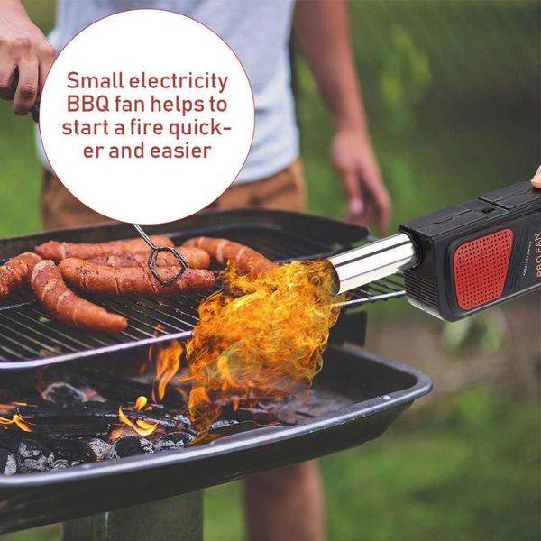 

picnic electric bbq camping handheld bellows outdoor fan air blowers cooking tool