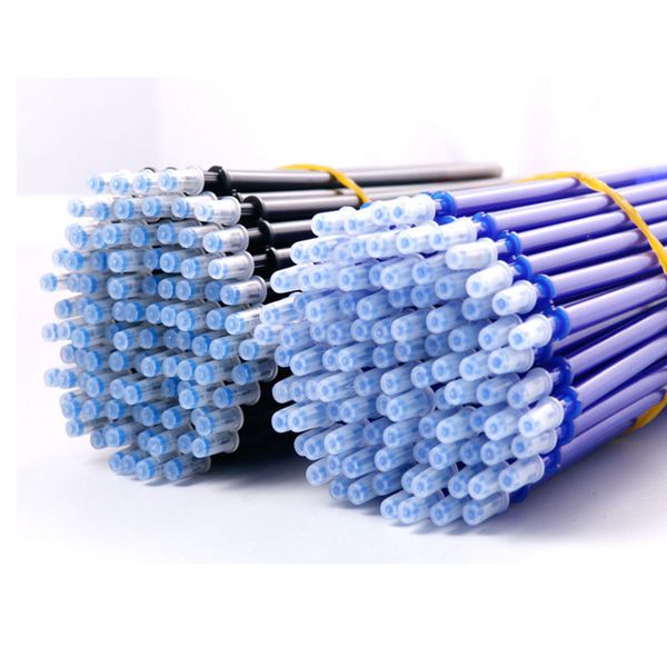 

30pcs/set 0.5mm erasable pen refill signature gel pen magic erasable blue/black ink rods school writing tools