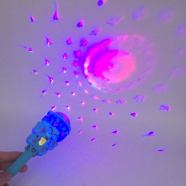 

luminous magic stick fairy wand toys love heart princess lollipop flash stick child gift luminous toy wholesale