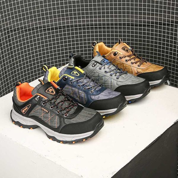 

men hiking shoes 2020 new brand outdoor men sport trekking climbing boots breathable non-slip athletic sneakers