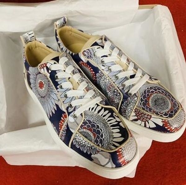 

famous design stylish leather junior sneakers shoes low red bottom shoes women,men casual trainers wholesale ing