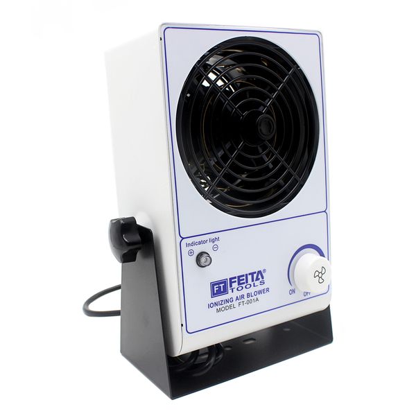 

ft-001a static elimination ion blower anti static small electric ionizer fan ionizing cool air blower / esd air fan