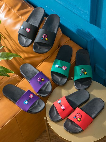 

sandals and slippers womens household home couples non-slip indoor bath 2019 new mens dormitory slippers outer wear summer, Blue;gray