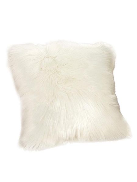 

nordic plush pillow cover fluffy pillow wool cushions ins sofa bed cover skin cushion pillowcase princess room