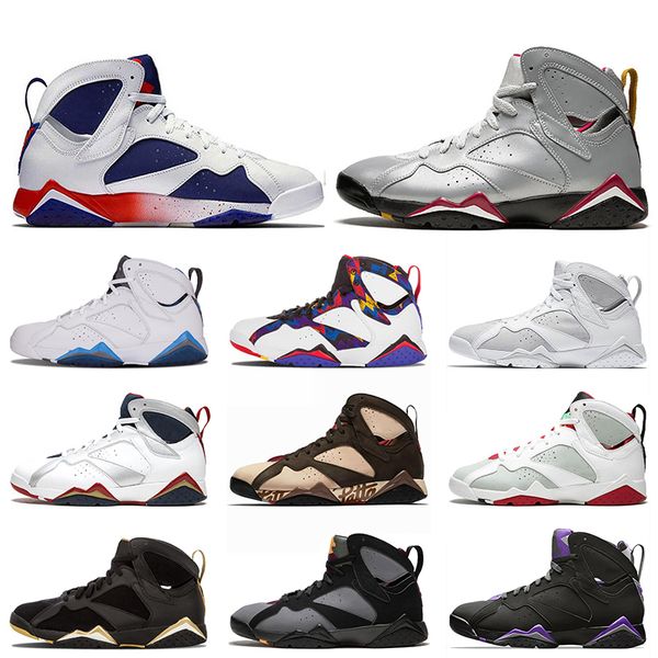 

3m reflective tinker alternate jumpman 7 7s mens basketball shoes patta raptors olympic gmp french blue ray allen hare rto sports sneakers