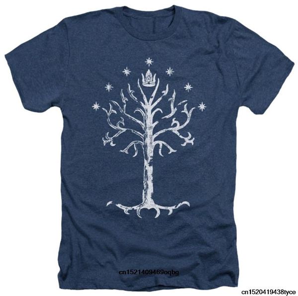 

the white tree of gondor - lord ring inspired t-shirt, White;black