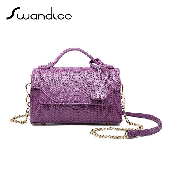 

snake pattern chain flap handbags small mini crossbody messenger shoulder bags women female ladies luxurious purses 2020