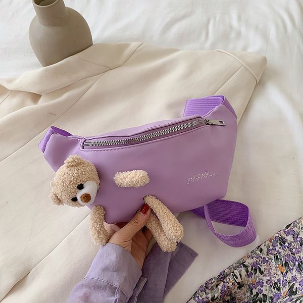 

summer tide small bag female 2020 new wild soft face shoulder small square bag cartoon cute bear oblique cross body hand