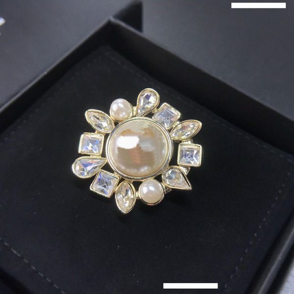 

марка дизайнер цветок брошь для женщин свадебные украшения алмазные и перл брошь pin бесплатная доставка c1839, Gray