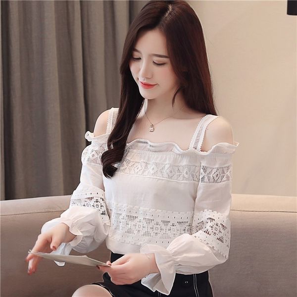 blusas blancas de moda 2019