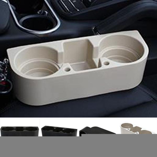 

general auto car mount drink water bottle phone beige, black rack cup holder stand
