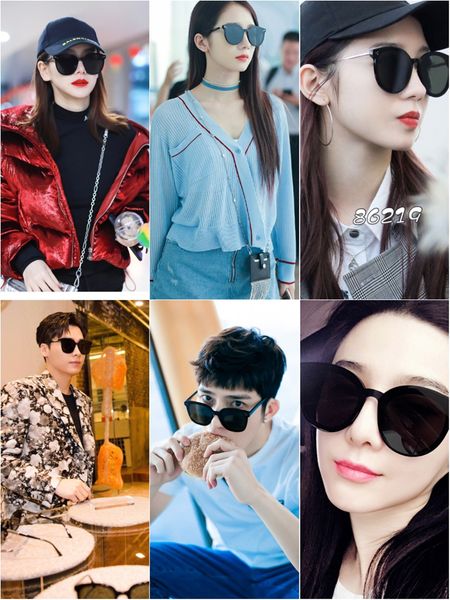 

gm sunglasses sunglasses female ins net red 2019 new-mens drive big face was thin uv polarized, White;black