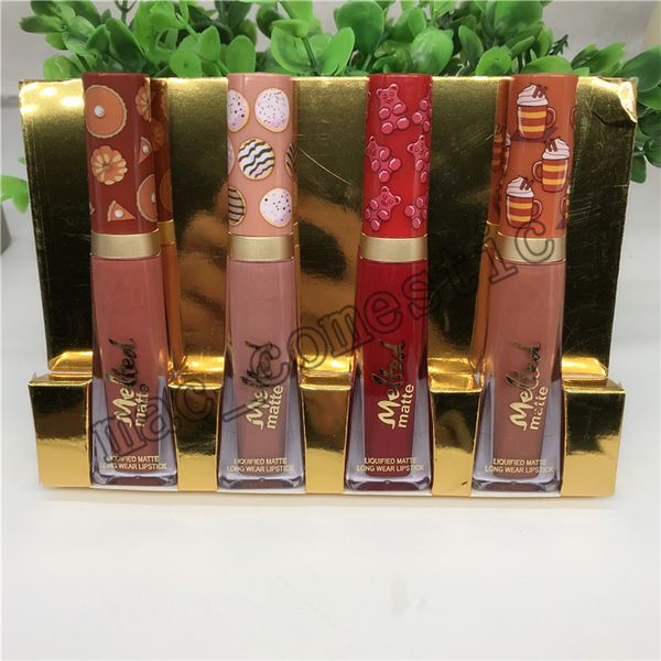 

1 комплект ePacket доставки рождественский макияж помада сладкий запах рождественск