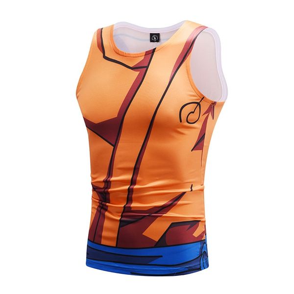 2019 Wduwfm Men 3d Anime Fitness Compress Shirts Dragon Ball Z Vest Print Son Gohu Sleeveless Cosplay Tees Tank Top 158163 From Hotjersey2019 30 85