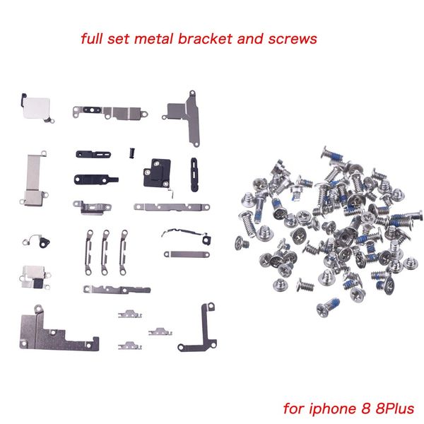 

2шт/комплект держатель металлический кронштейн крепежный вкладыш + полный набор винтов для iphone 8 8 плюс