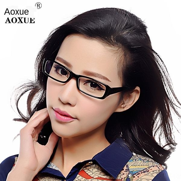 

computer women's myopia men's plain glasses frame glasses frame can match myopia, Silver