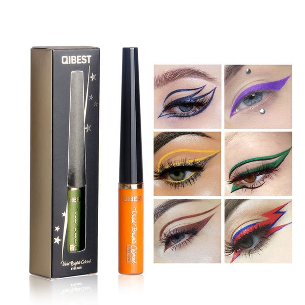 

colorful liquid eyeliner matte tint long lasting waterproof makeup easy to wear eye liner liquid cosmetics smooth tools tslm1