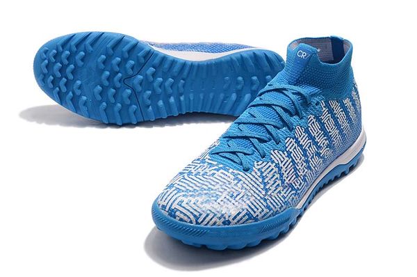 

boutique 2019 mercurial superfly vi elite cr7 ic tf indoor soccer cleats neymar designer high help blue trainers football boots sports shoes