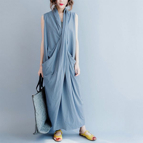 

woman dresses womens clothes 2019 summer sleeveless women long dress casual deep loose irregular maxi vestido beach party robe femme, Black;gray