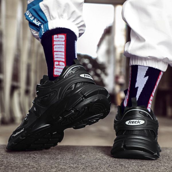 

2019 track 3.0 tess paris exquisite gomma meille yellow low heel 3m s sports shoes triple s sneaker designer 35-45