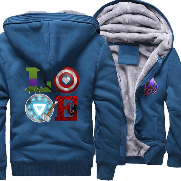

the thick zipper hoodie men winter fleece warm jacket new arrival harajuku streetwear fashion brand casual sportswear, Black