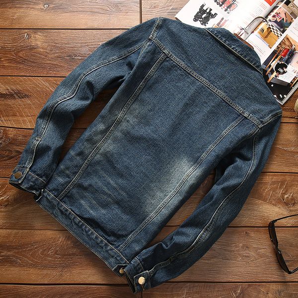 

autumn new style men's coat youth students denim nan fu zhuang casual men jacket coat men's, Black;brown
