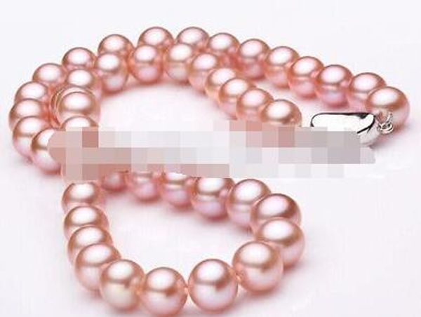 

9-10mm round south sea pearl necklace, Silver