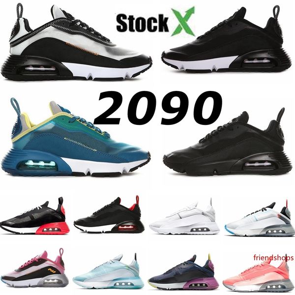 

stock x 2090 running shoes for men women pure platinum duck camo bred triple black white sports trainers designer sneakers size 36-45