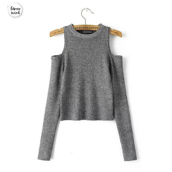 

pullover women sweater off shoulder long sleeve knitted slim solid skinny drop shipping good quality, White;black