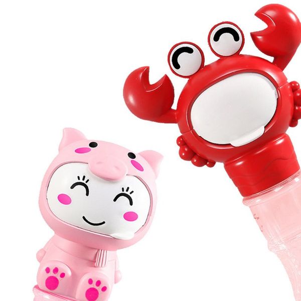 

portable cute animal shape bathtub bubble blowing machine children kids toy gift