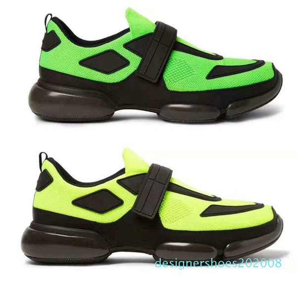

2020 cloudbust sneaker black red patchwork casual shoes designer men women cloudbust shoes low mesh flat sneaker loop strap style d08