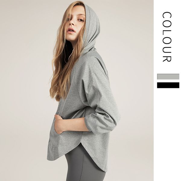 

women running jackets lady hoodie tracksuit workout fitness sport sweatshirts training yoga athletic t-shirts, White;black