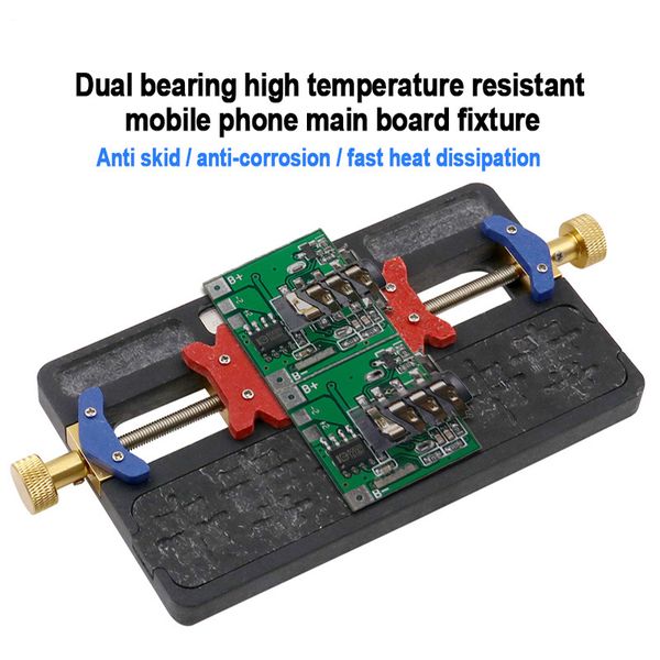 

mobile phone ic chip motherboard pcb holder precision double bearing integrated maintenance fixture high temperature tool