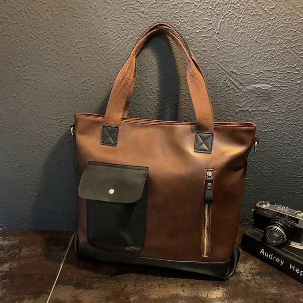 

2019 retro fashion single shoulder bag oblique satchel for men and women