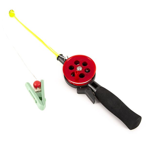 

fishing rod mini portable kids children ice fishing pole with reel eva handle 33cm winter outdoor tackle