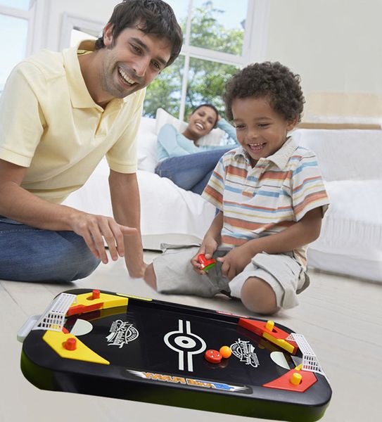 Top Desktop Battle 2 In 1 Ice Hockey Game Mini Hockey Table Soccer
